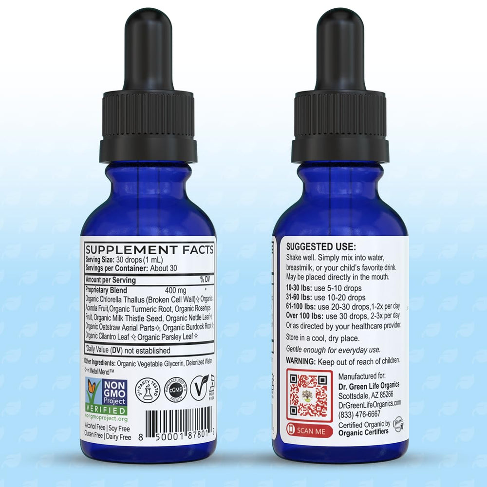 USDA Organic vegan seal on Dr. Green Mom VaxClear packaging