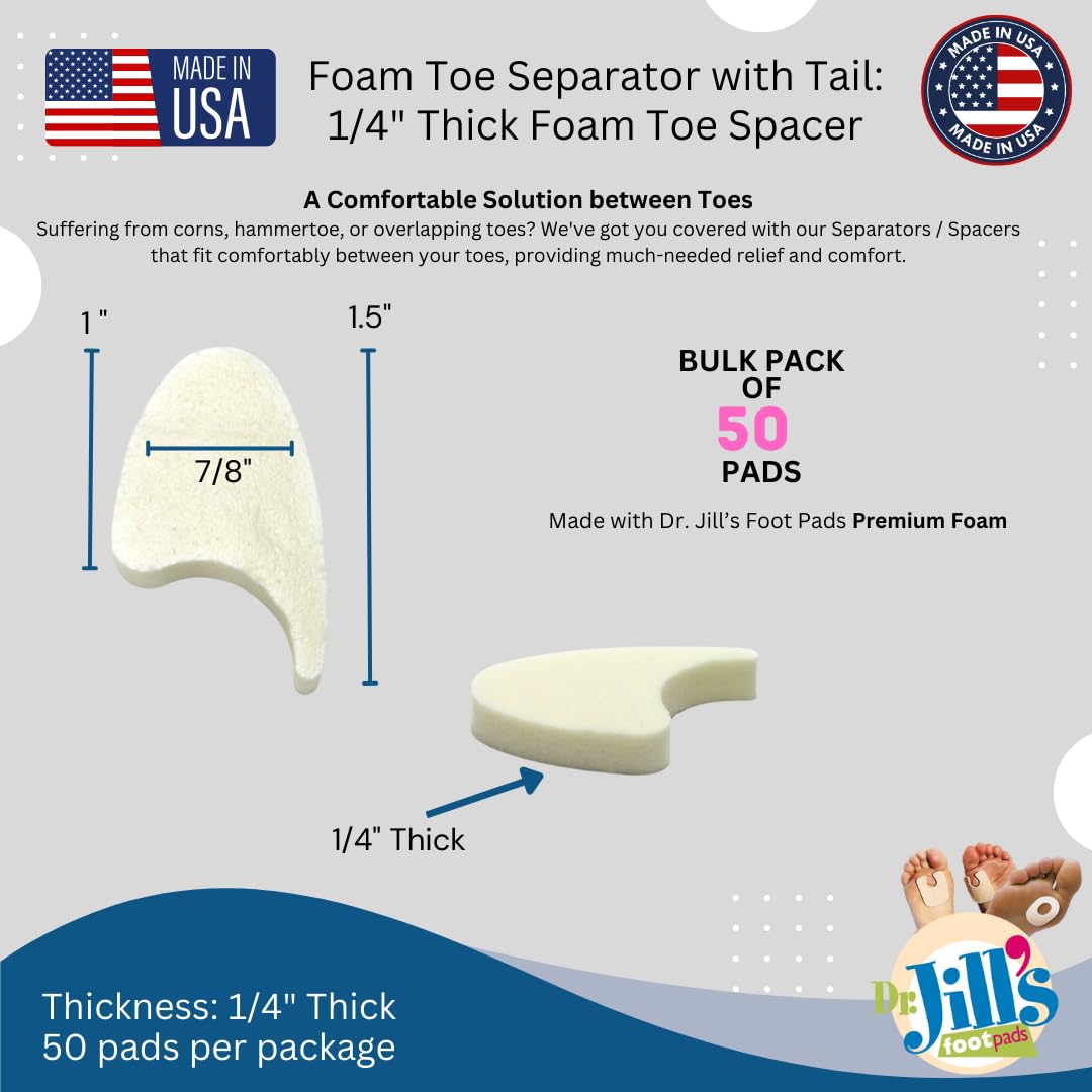 Dr. Jill's Foot Pads made in USA for reliable quality.