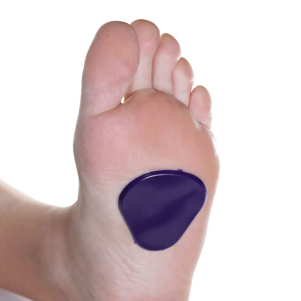 Dr. Jill's Foot Pads self-stick cushion for quick, secure placement on the foot.