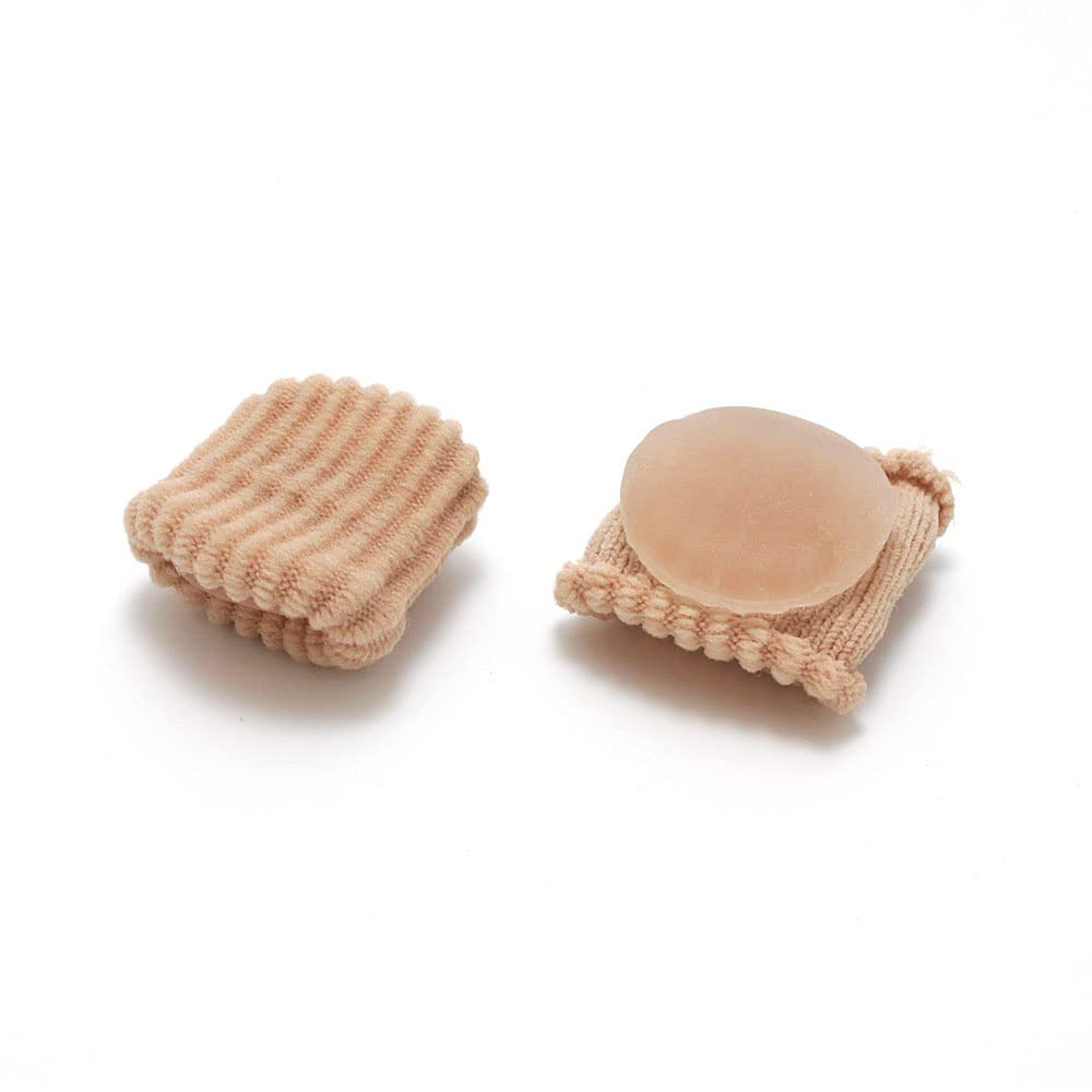 Dr. Jill's Foot Pads soft fabric sleeve shields toes during wear for comfort.