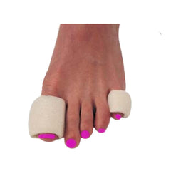 Dr. Jill's Foot Pads Tubefoam toe protector offers cushioned toe relief for daily activities.