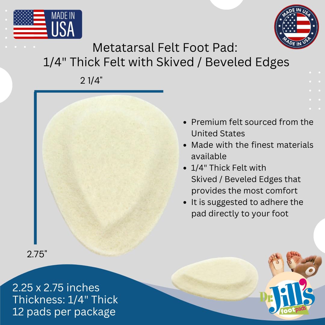 Dr. Jill's Foot Pads YJ10-2045: diseño discreto para usar bajo la suela en distintos zapatos