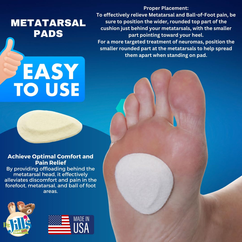 Dr. Jill's Foot Pads YJ10-2045: uso diario con comodidad demostrable