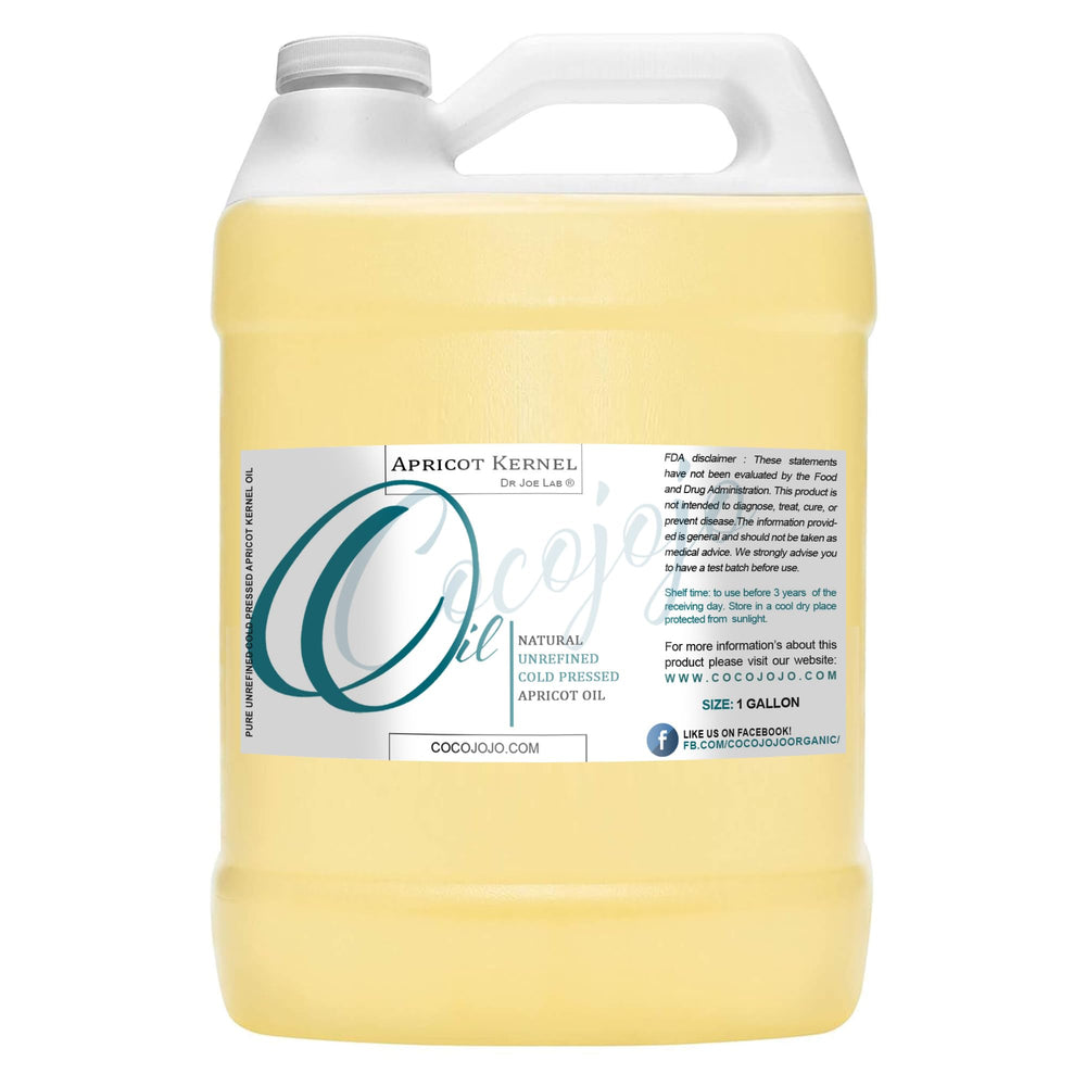 Dr Joe Lab apricot kernel oil bottle ready for skin and hair hydration.
