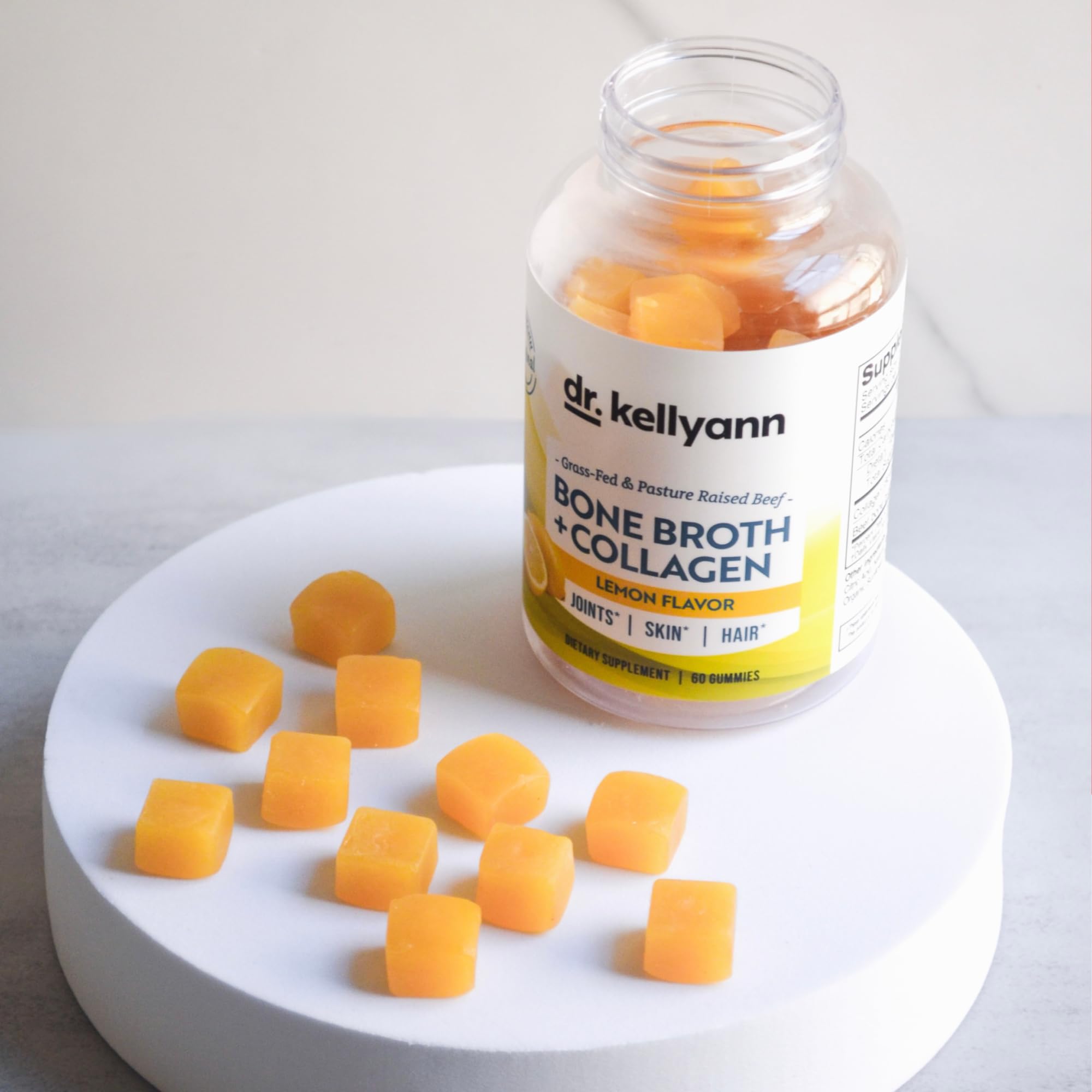 Dr. Kellyann lemon gummies paired with a healthy lifestyle for balance.
