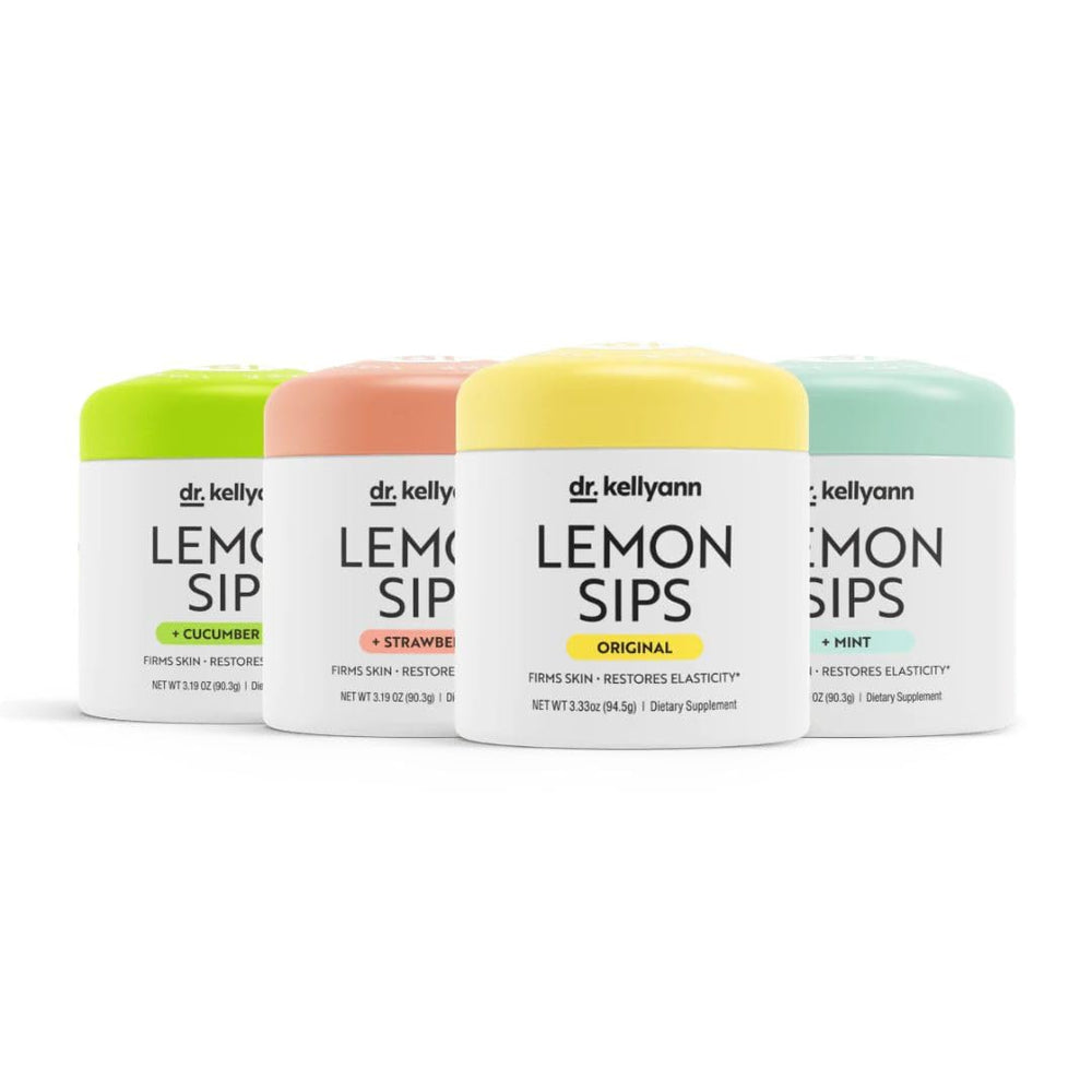Dr. Kellyann Lemon Sips cucumber lime slices closeup shows fresh flavor and detox-friendly vibes.