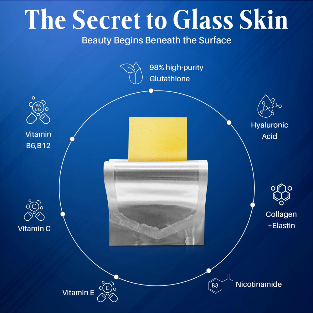 Dr. Lean Super Glutathione Max includes niacinamide and elastin for elasticity and glow.