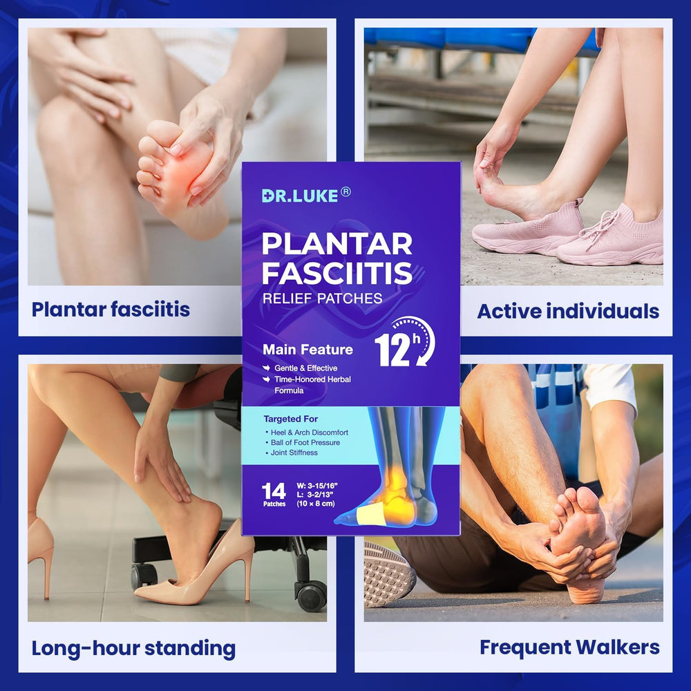 Herbal blend ingredients of Dr. Luke plantar patches.