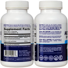 Dr. Maxwell Alpha GPC choline capsules close-up highlighting bioavailable formula.