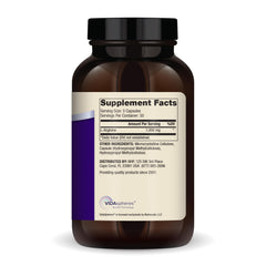 Dr. Mercola L-Arginine Advanced capsules closeup highlighting size and slow release