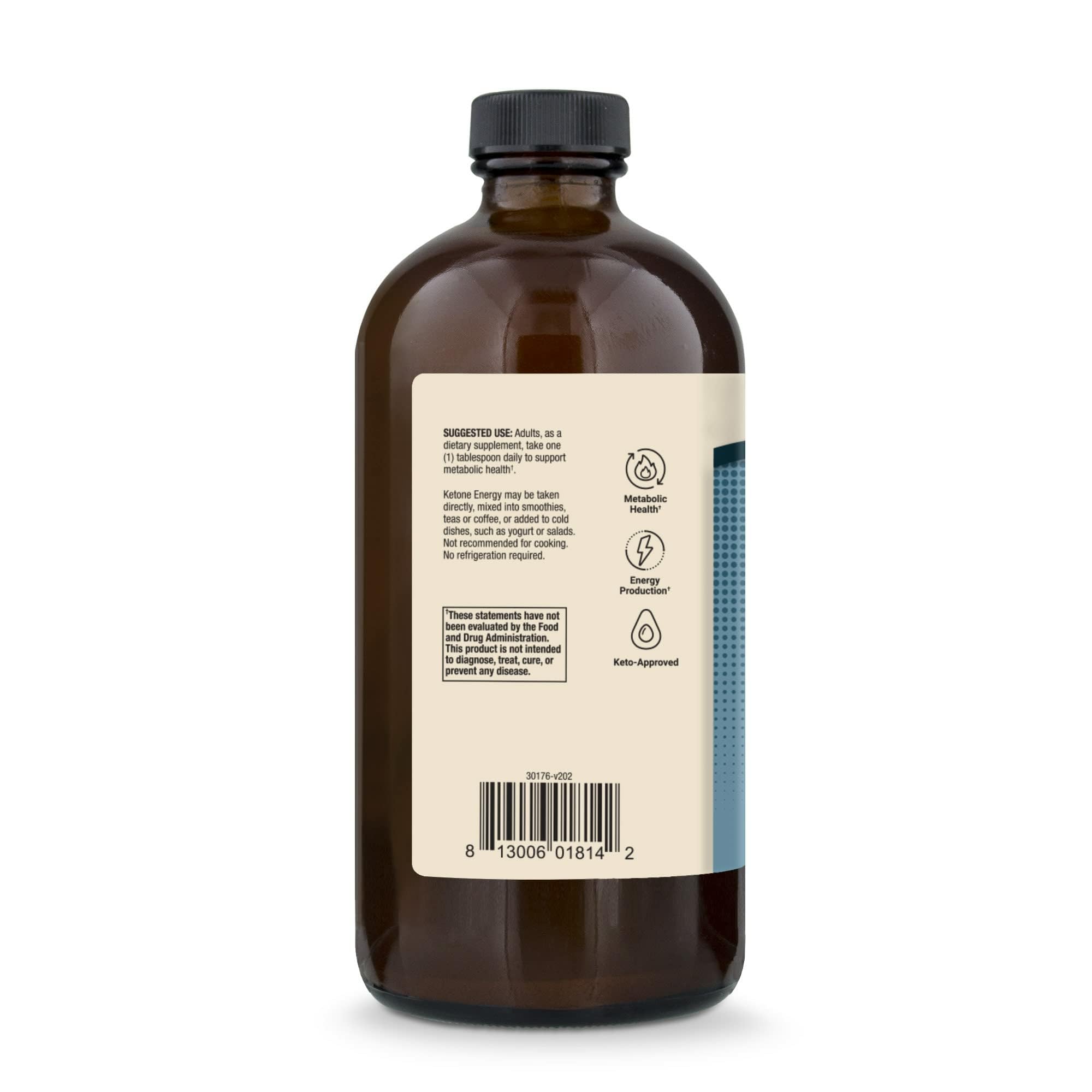 Spoonful of Dr. Mercola Biothin Ketone Energy MCT Oil fuels body and brain