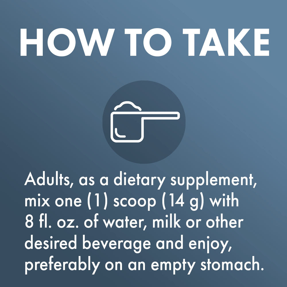 Shake served in glass featuring Dr. Mercola Collagen Complex chocolate flavor.