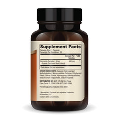 Dr. Mercola Curcumin Advanced capsules close-up with sustained-release design