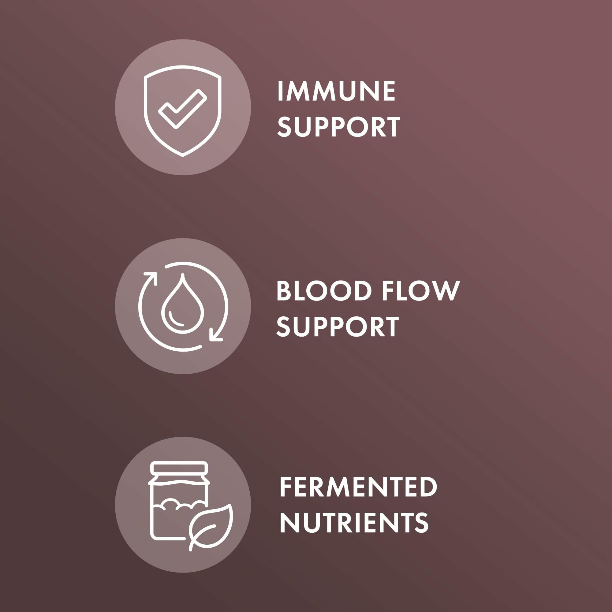 Dr. Mercola Fermented Black Garlic label close-up highlighting ingredients
