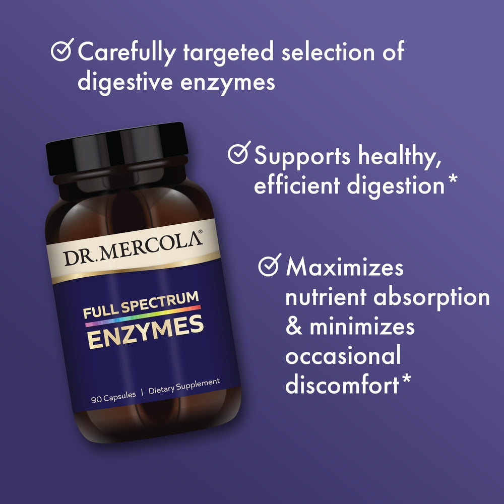 Dr. Mercola Full Spectrum Enzymes dosage spoon – easy daily intake with meals