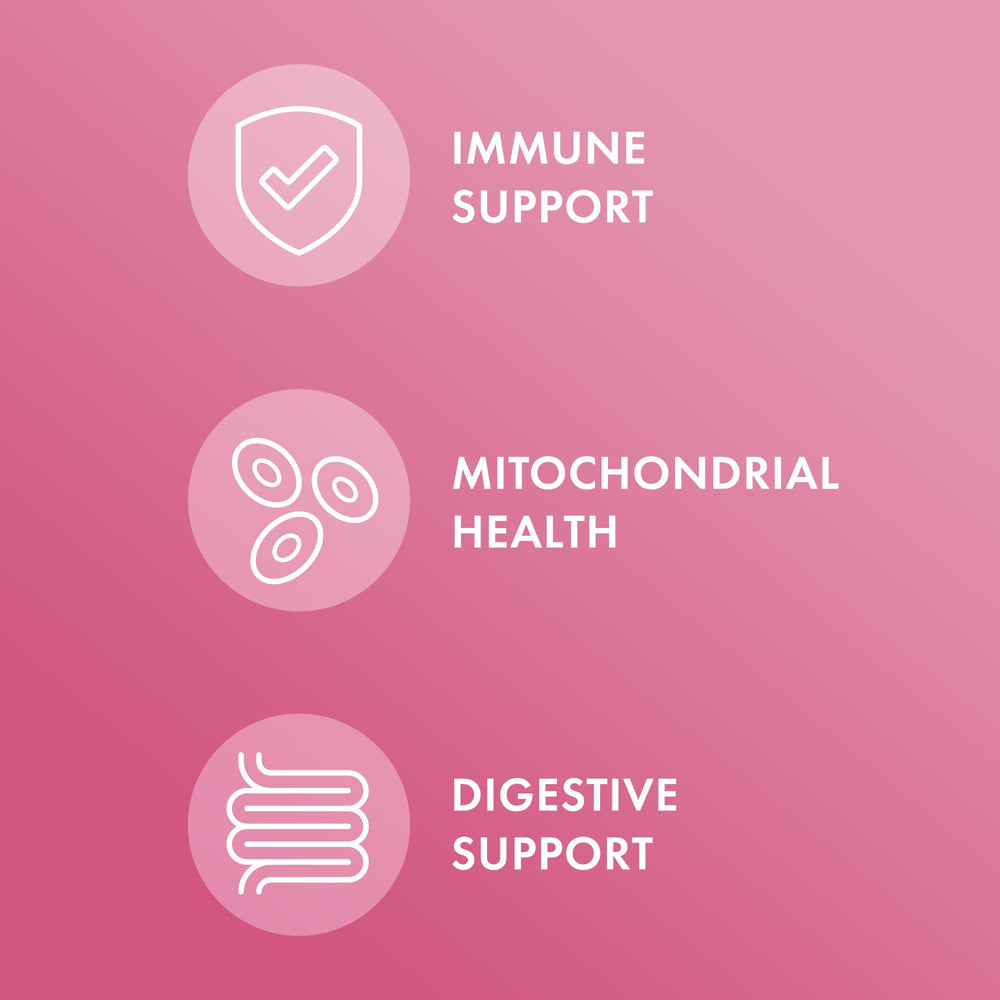 Ingredients table for Dr. Mercola Full Spectrum Enzymes for Women showing non-GMO, gluten-free and soy-free formula.