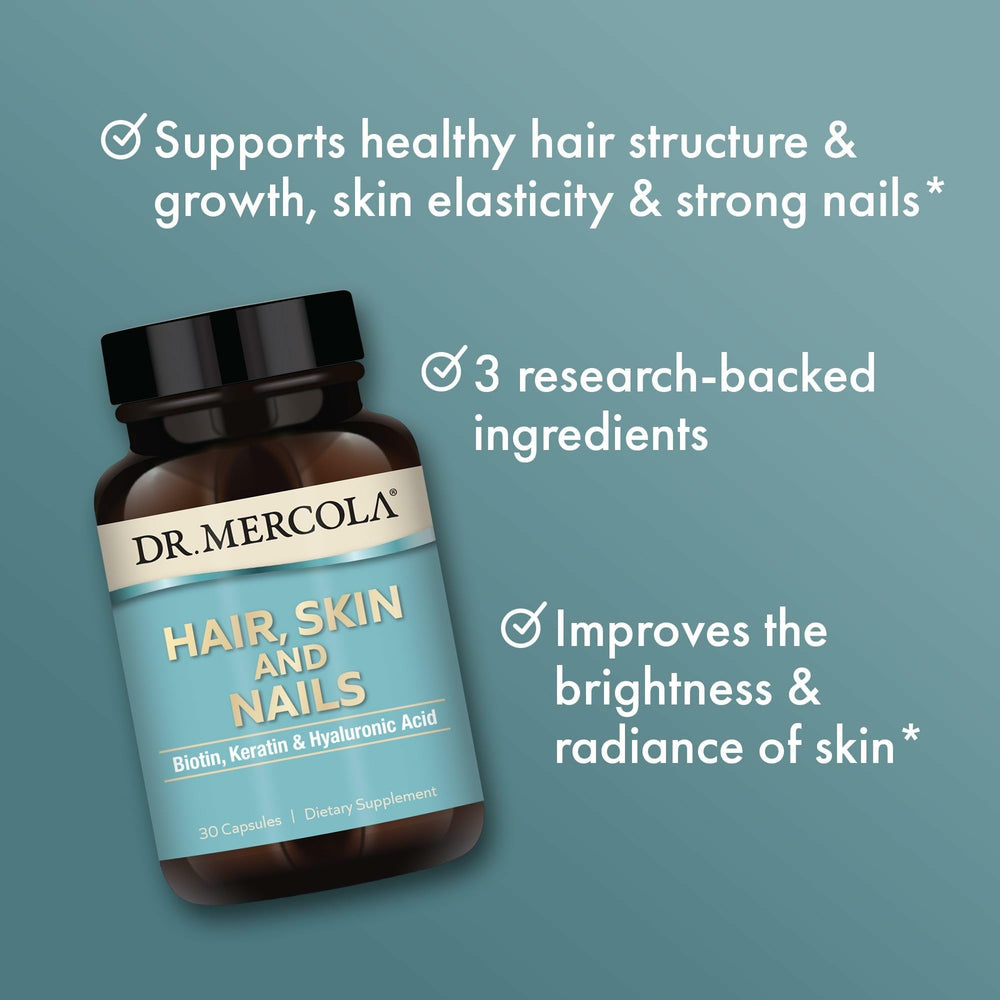 Dr. Mercola hair closeup reveals smooth, healthy-looking strands
