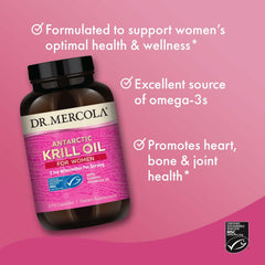 Dr. Mercola Krill Oil for Women MSC-certified sustainability from Antarctic waters