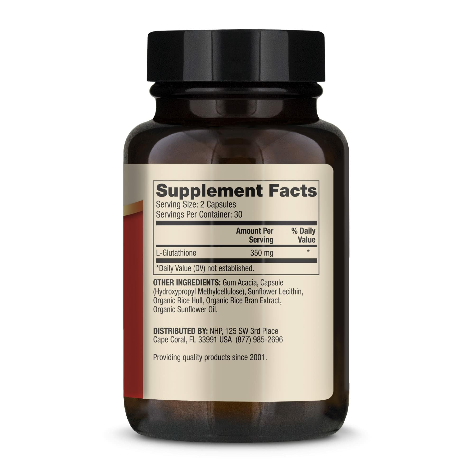 Capsules close-up of Dr. Mercola Liposomal Glutathione showing glossy, easy-to-swallow form.