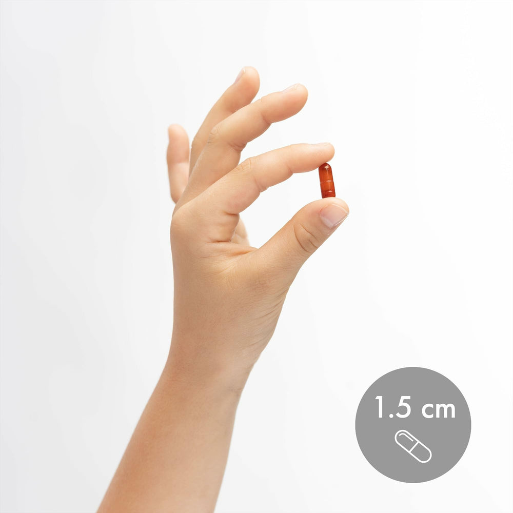 Ingredients section confirms soy-free, gluten-free in Dr. Mercola Liposomal Vitamin C for Kids.