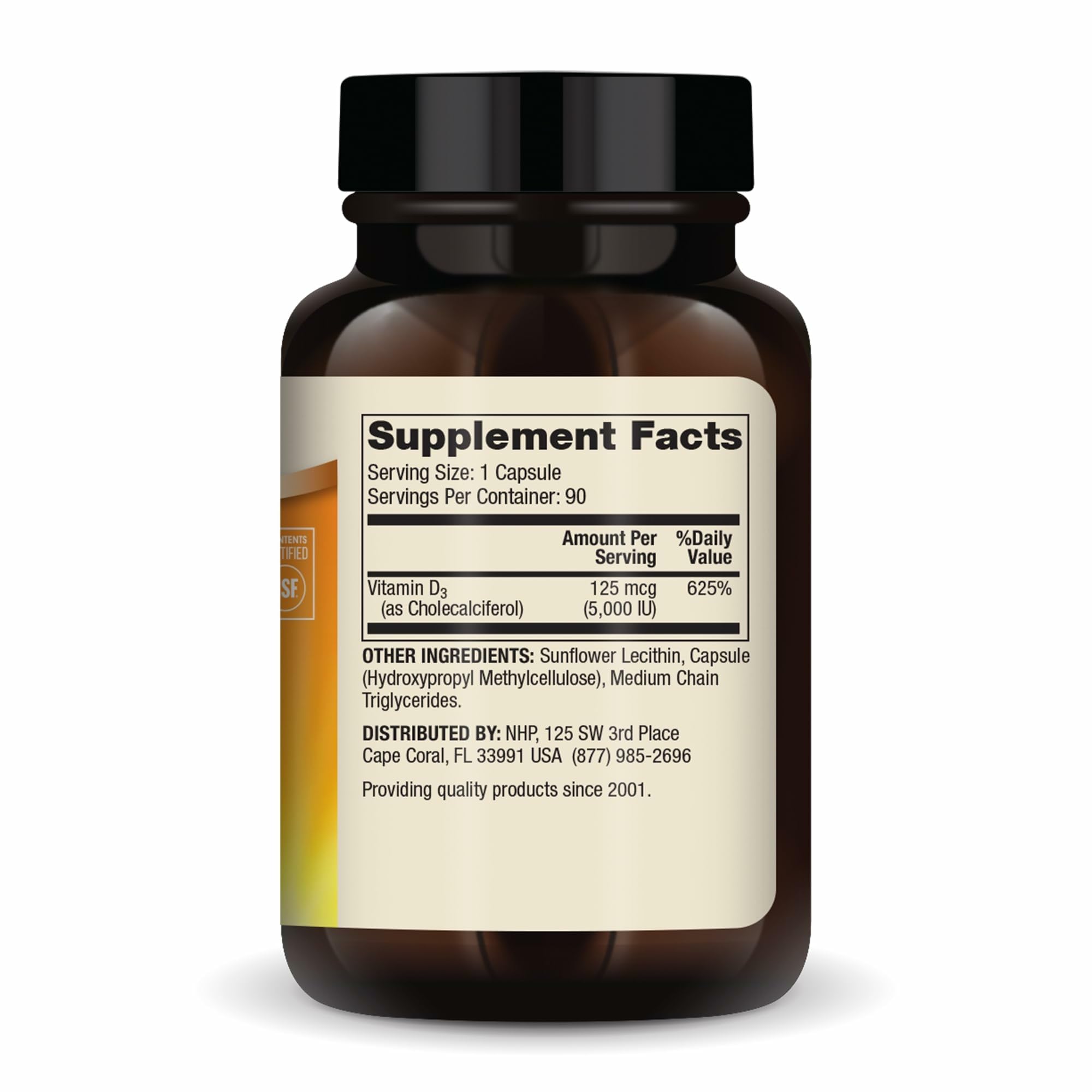 Closeup of Dr. Mercola Liposomal Vitamin D3 capsules showing easy-to-swallow form.