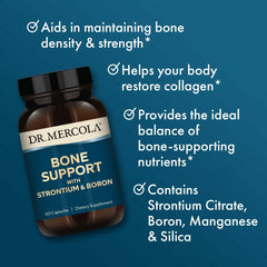 Dr. Mercola Living Silica MMST on bottle label for elasticity