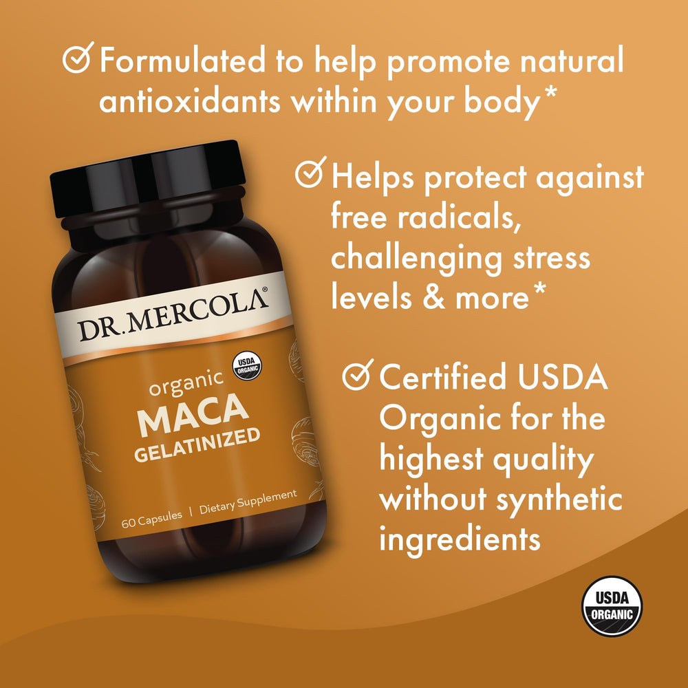 Dr. Mercola Maca root origin from Peru highlighting natural antioxidants.