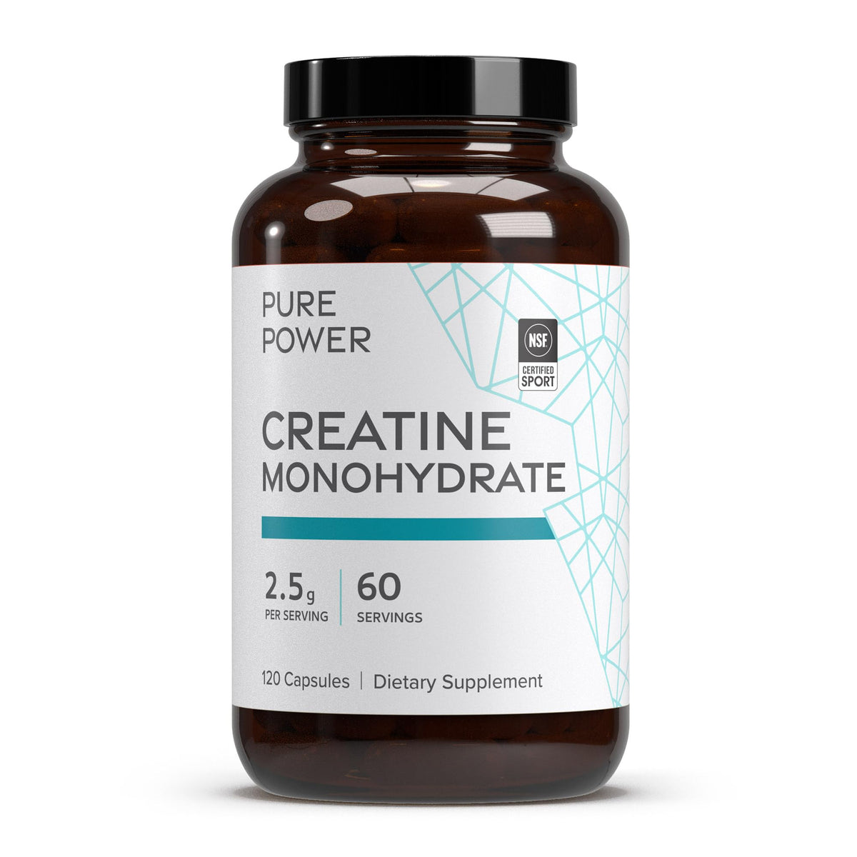 Dr. Mercola Pure Power Creatine Monohydrate bottle for athletic energy support