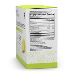 Dr. Mercola Pure Power Electrolytes packet dissolving in water for hydration