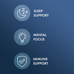 Dr. Mercola Sleep Support label highlights non-GMO, gluten-free, dairy-free.