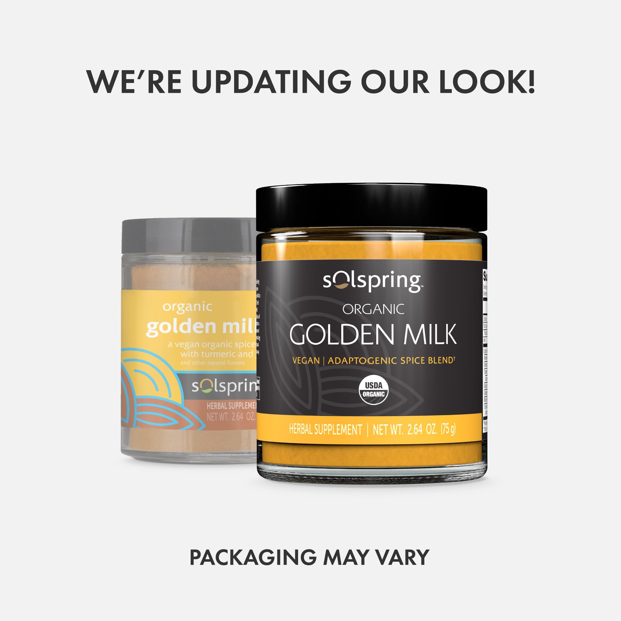 Pouring Dr. Mercola Solspring Golden Milk into a warm cup for cozy evenings.