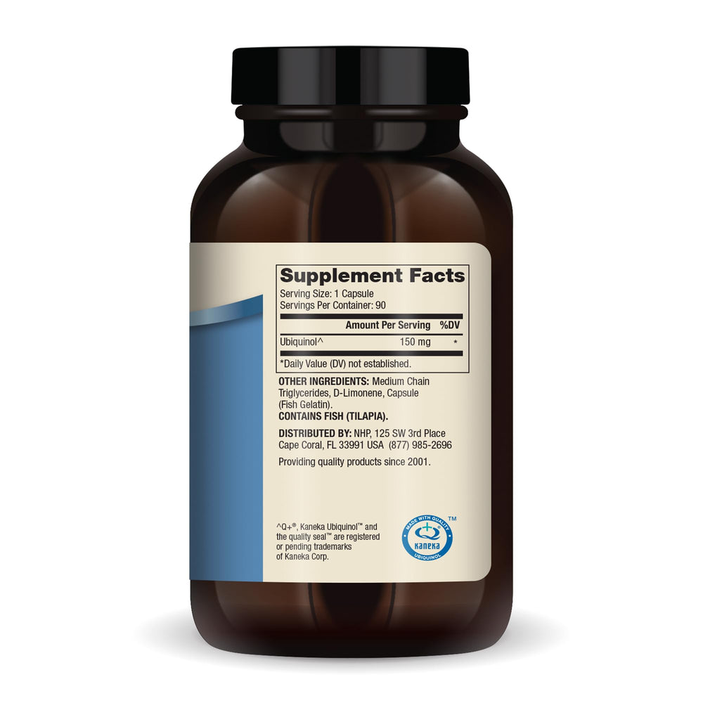 Dr Mercola Ubiquinol capsules closeup highlighting daily supplement form for cellular vigor.