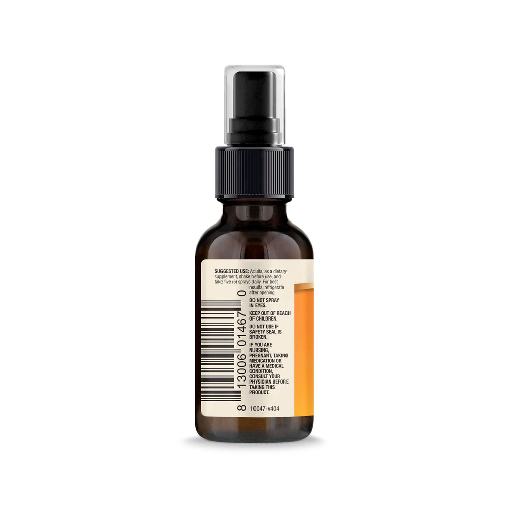 Dr. Mercola Vitamin D3 Sunshine Mist orange flavor bottle offering convenient intake