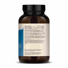 Dr. Mercola Zinc Plus Selenium bottle back label showing gluten-free formula details.