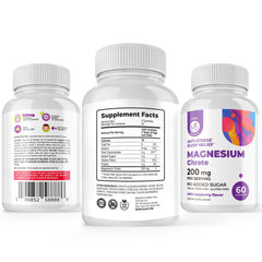 DR. MORITZ nutrition label showing 200 mg per gummy.