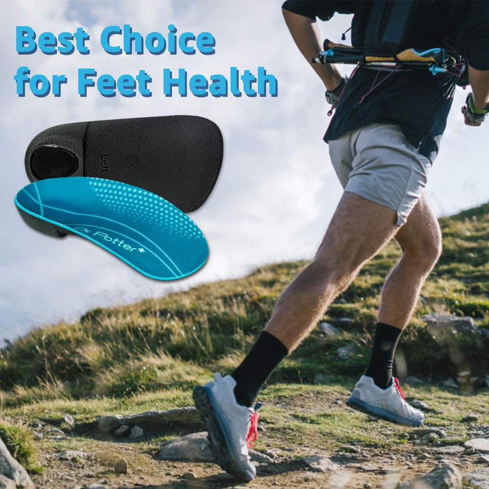 DR. POTTER+ breathable design fits most sneakers, loafers, and dress shoes