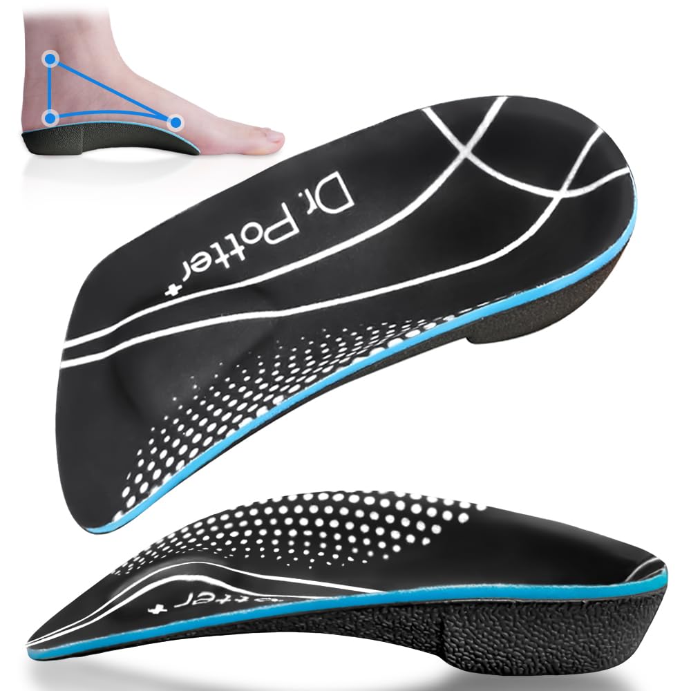 DR. POTTER+ arch-support insole stabilizes the foot for everyday comfort