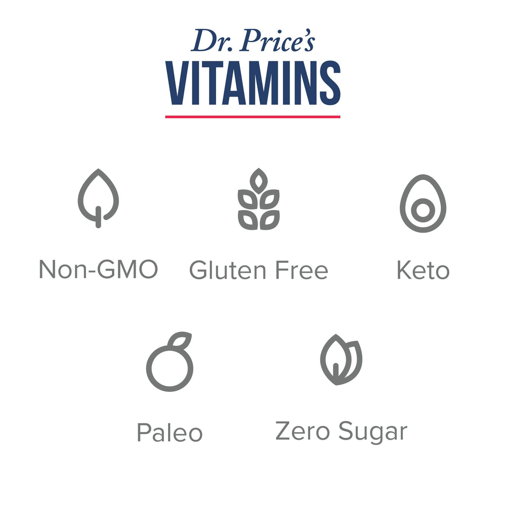 Dr Price's Cal-Mag Vites includes vitamin D3, K and boron for balance.