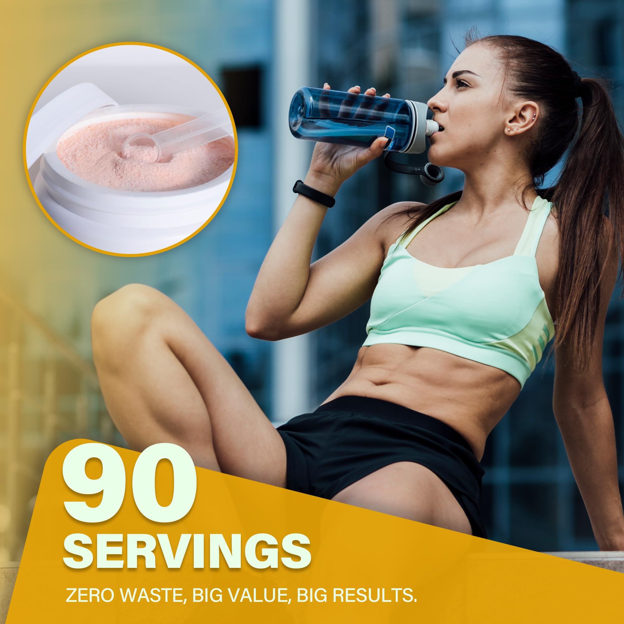 Keto-friendly electrolyte powder supports low-carb hydration during workouts
