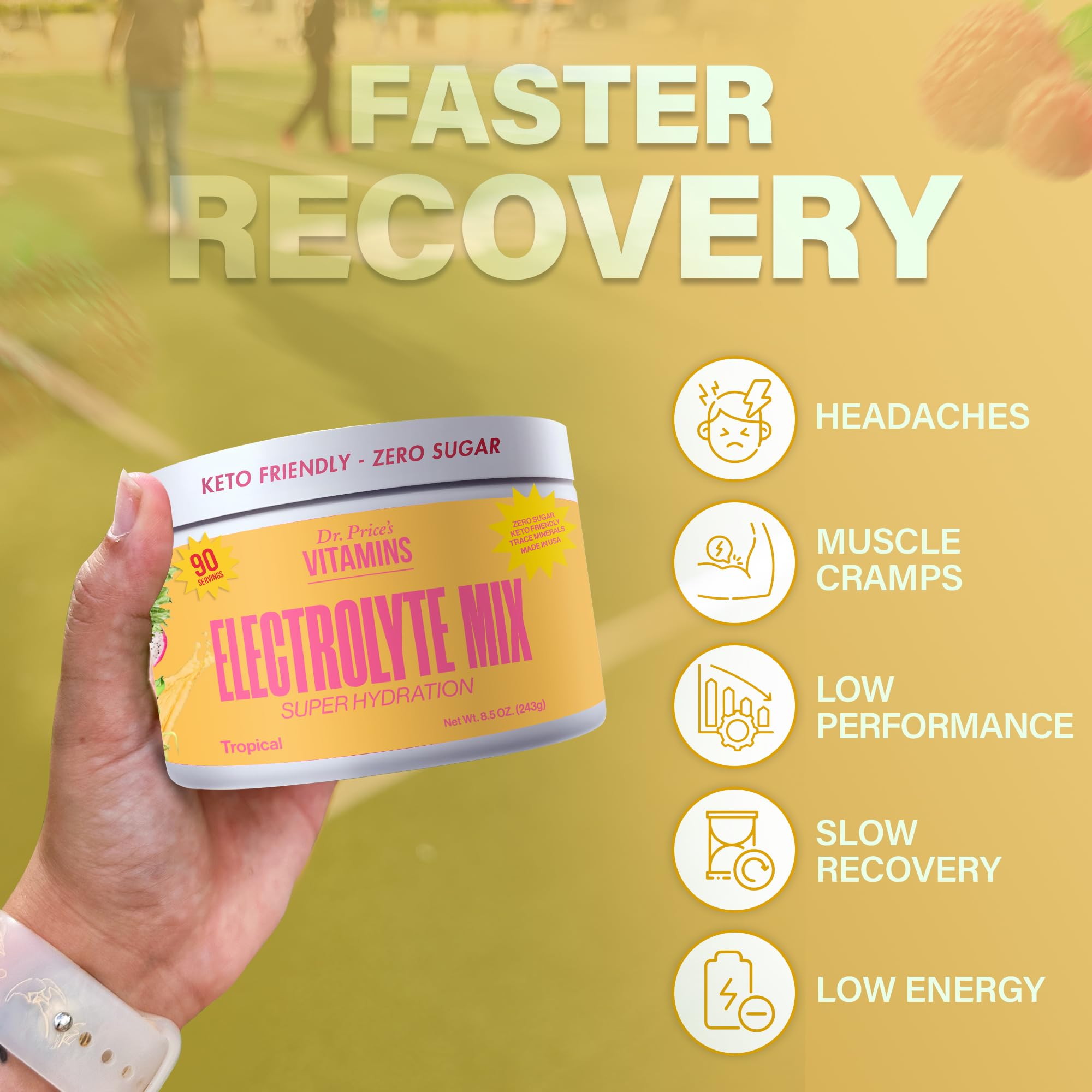 Vegan, doctor-formulated electrolyte blend supports daily hydration needs