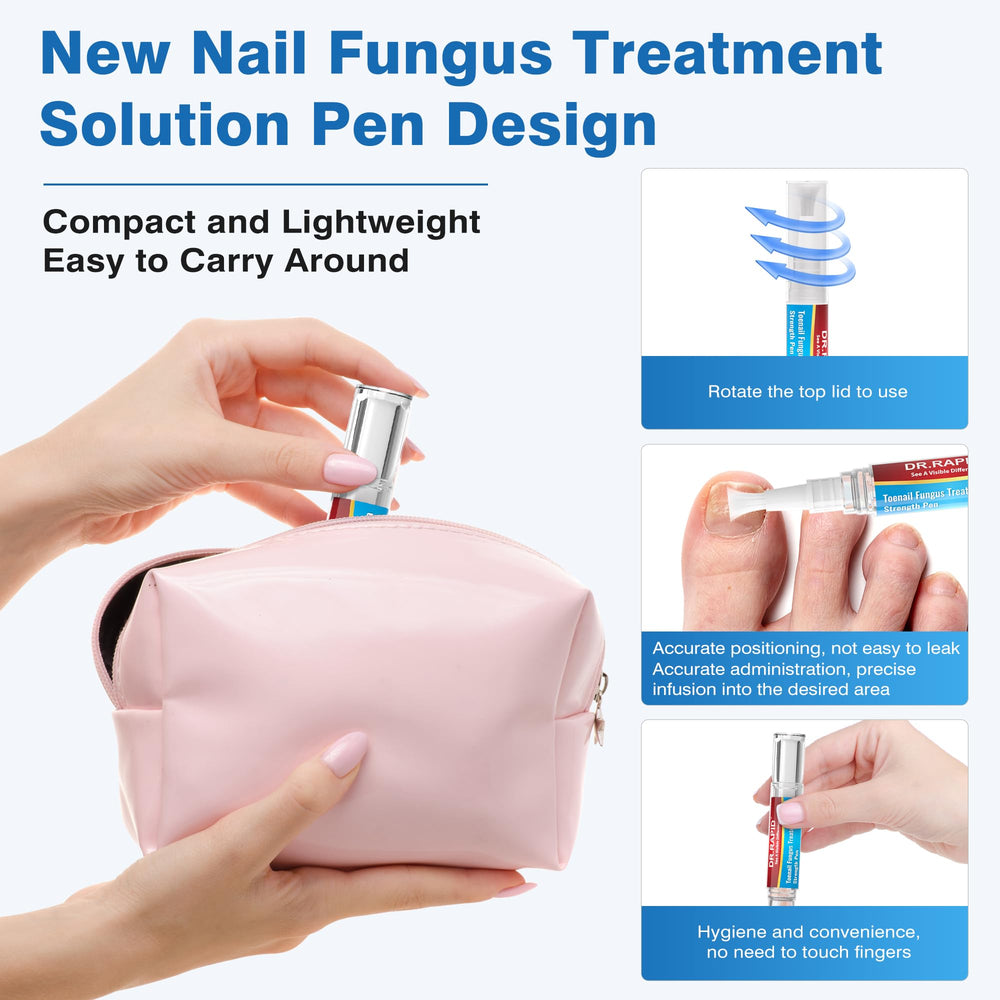 DR.RAPID promotes healthier-looking nails with a glossy finish.