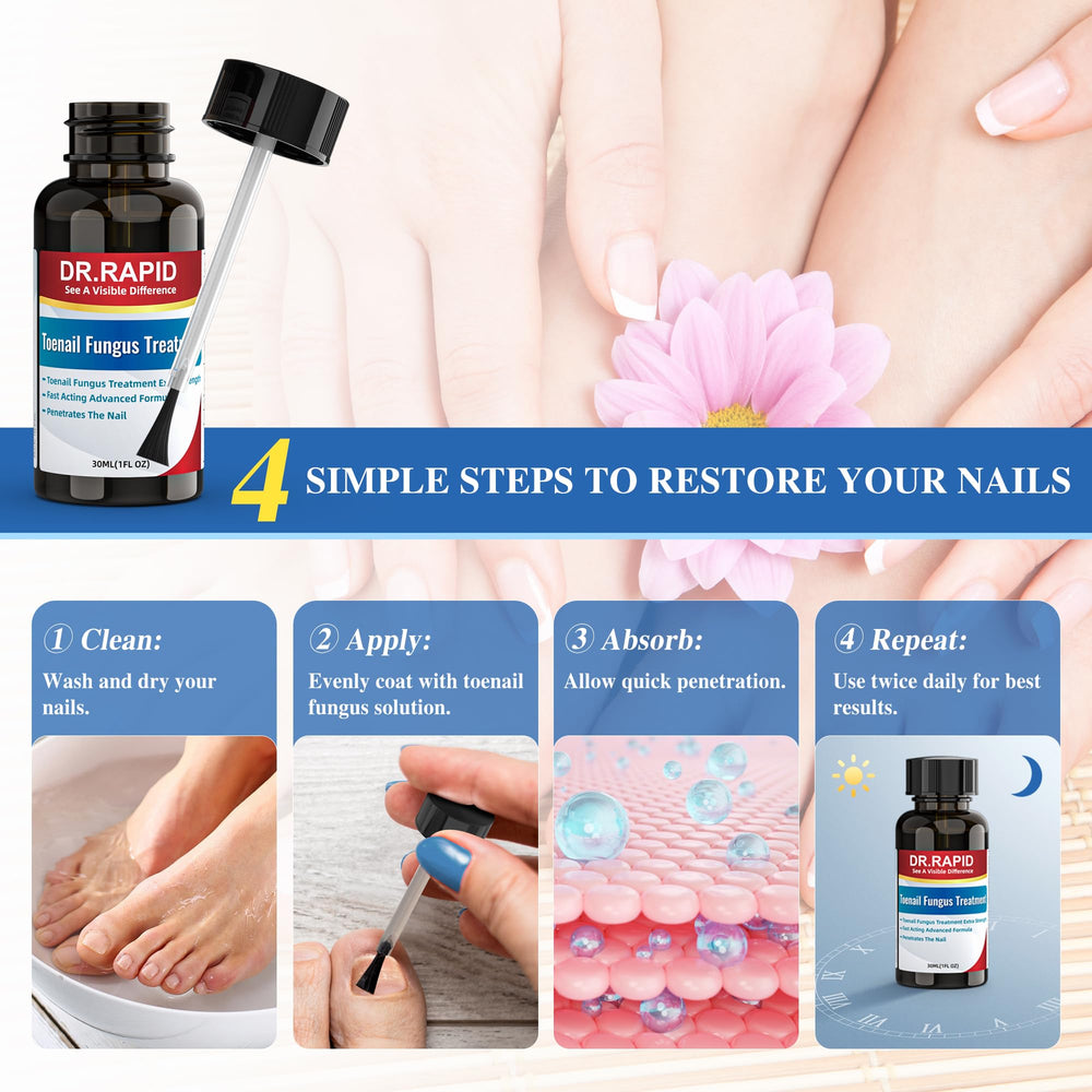 Long-lasting protection with DR.RAPID supports ongoing healthier nails