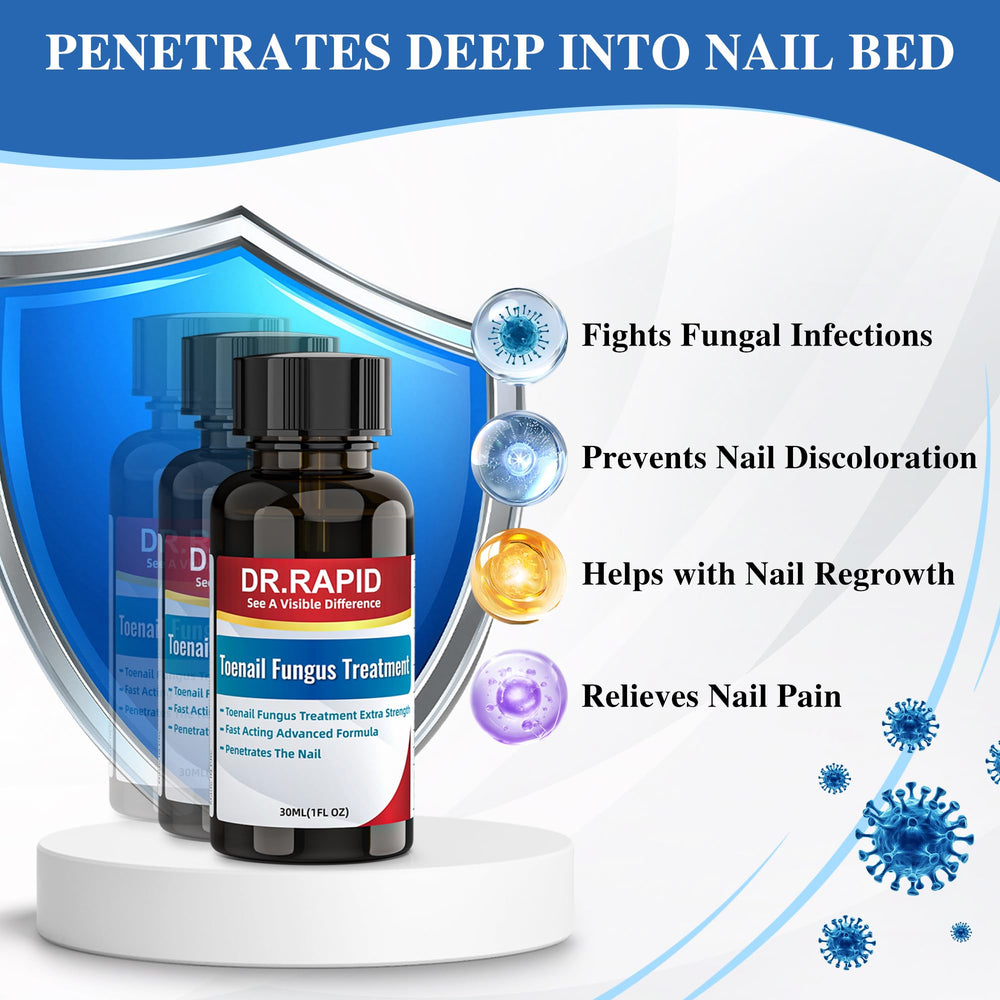Nail repair support with DR.RAPID helps strengthen brittle nails over time