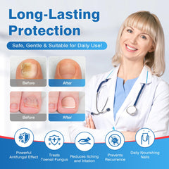 DR.RAPID toenail fungi pen rotating brush tip enables precise dosage.