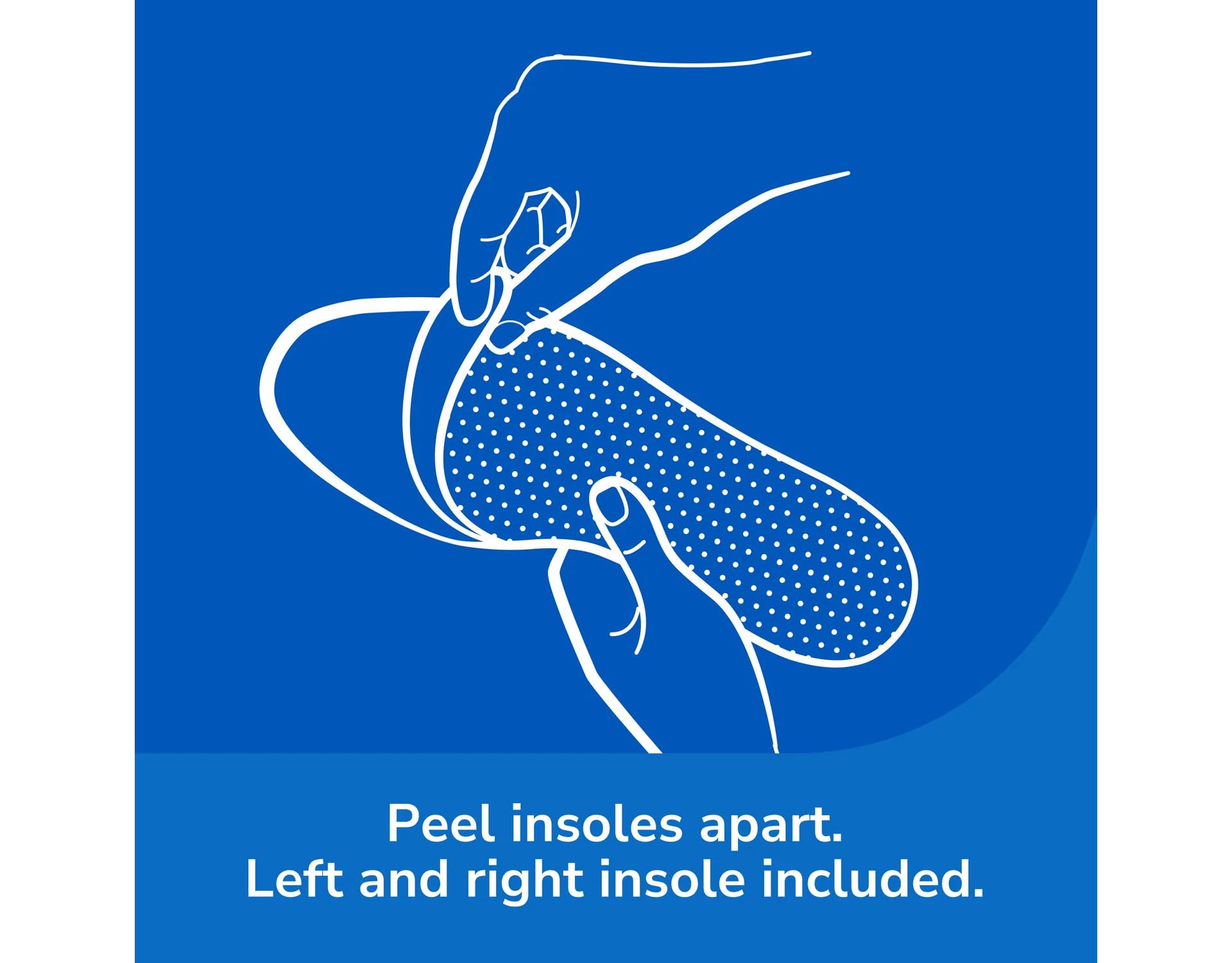 Dr. Scholl's Air-Pillo insoles absorb shock for all-day wear.