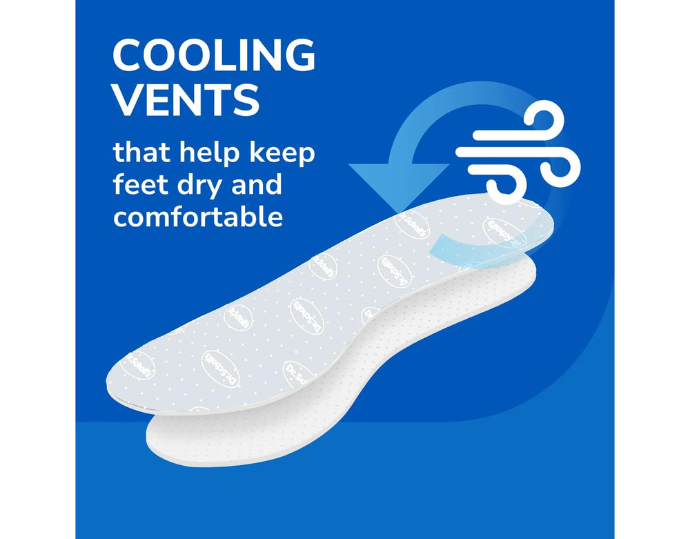 Dr. Scholl's Air-Pillo insoles deliver rebound cushioning that lasts.