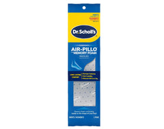Dr. Scholl's Air-Pillo insoles in-shoe fit offering hour-by-hour cushioning.
