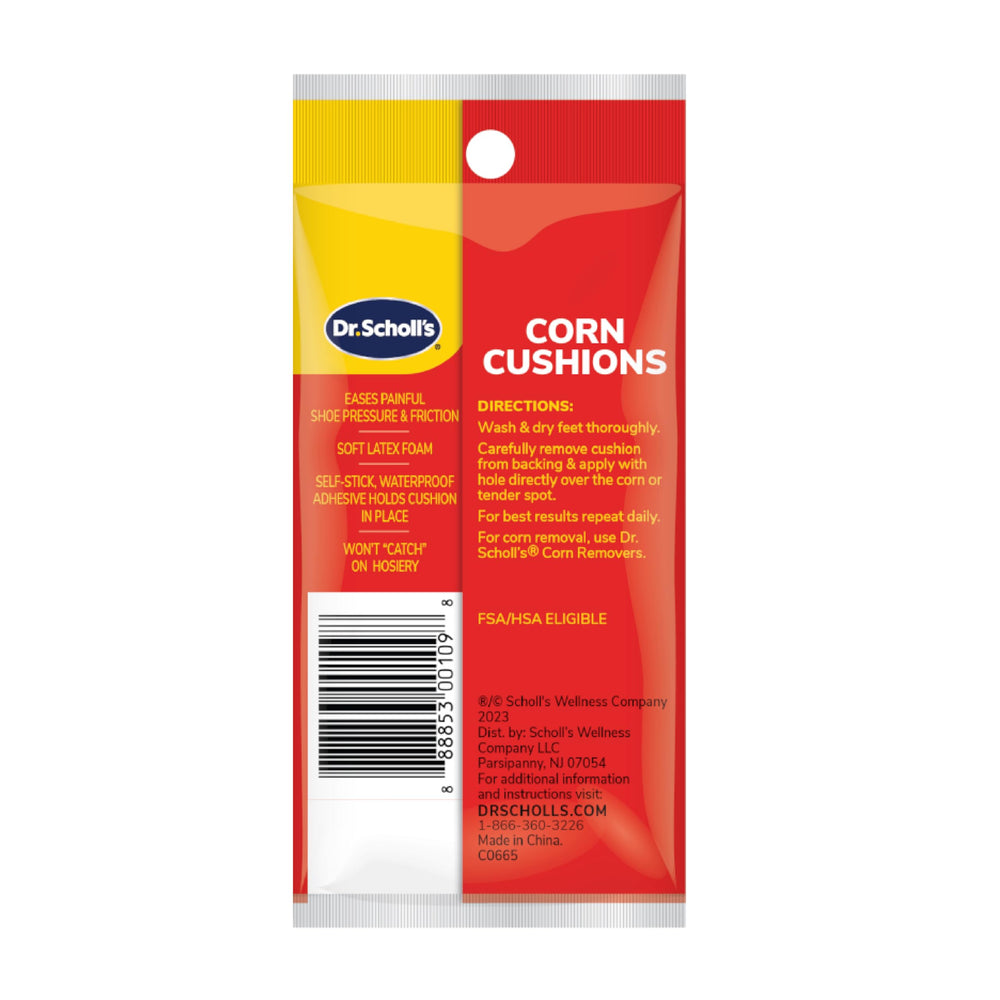 Dr. Scholl's almohadillas para callos, envase práctico, fácil almacenamiento