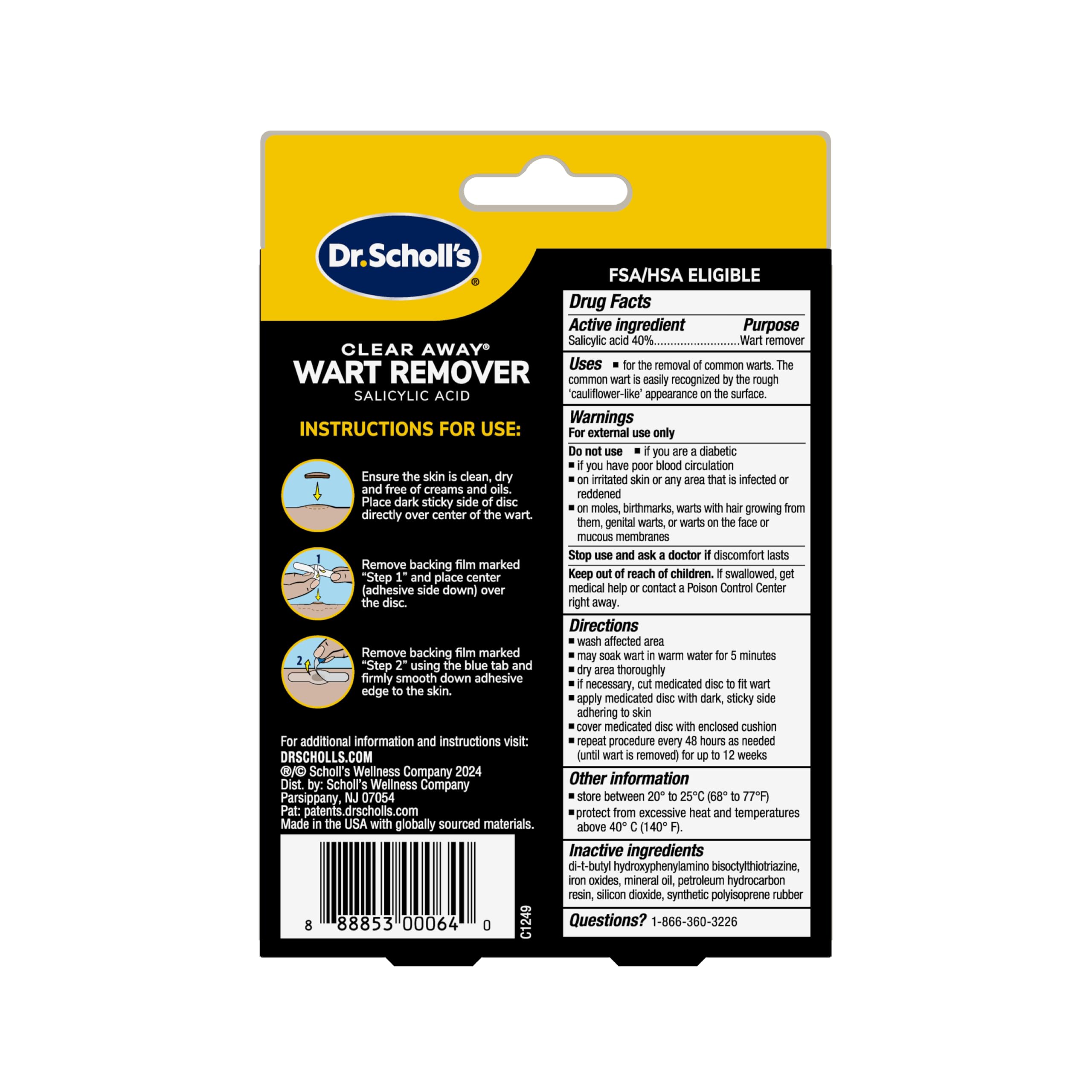 Dr. Scholl's bandages fit daily routines comfortably.