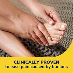 Dr. Scholl's Bunion Cushions centered cutout reduces bunion irritations.